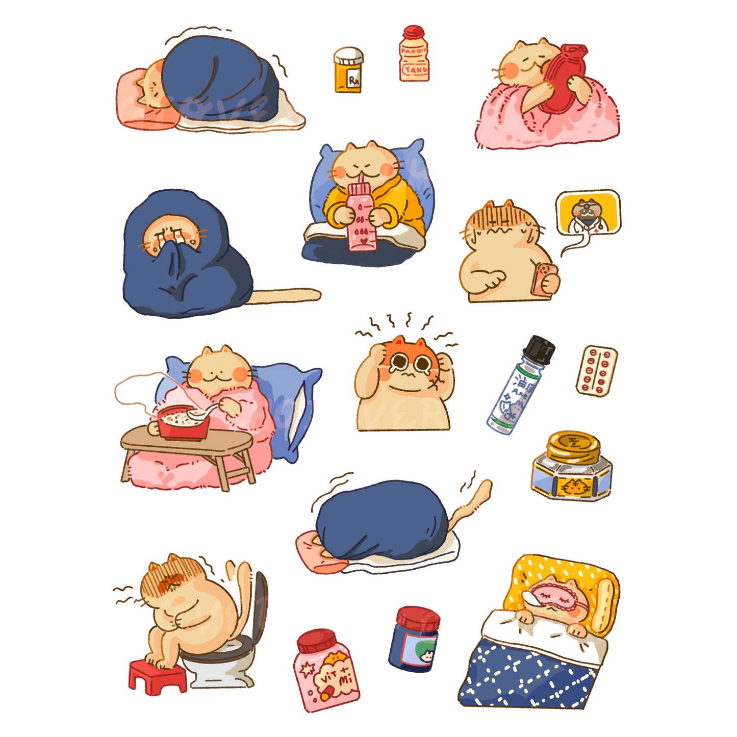 Small Things Sticker Sheet Bundle (#001 - #006)