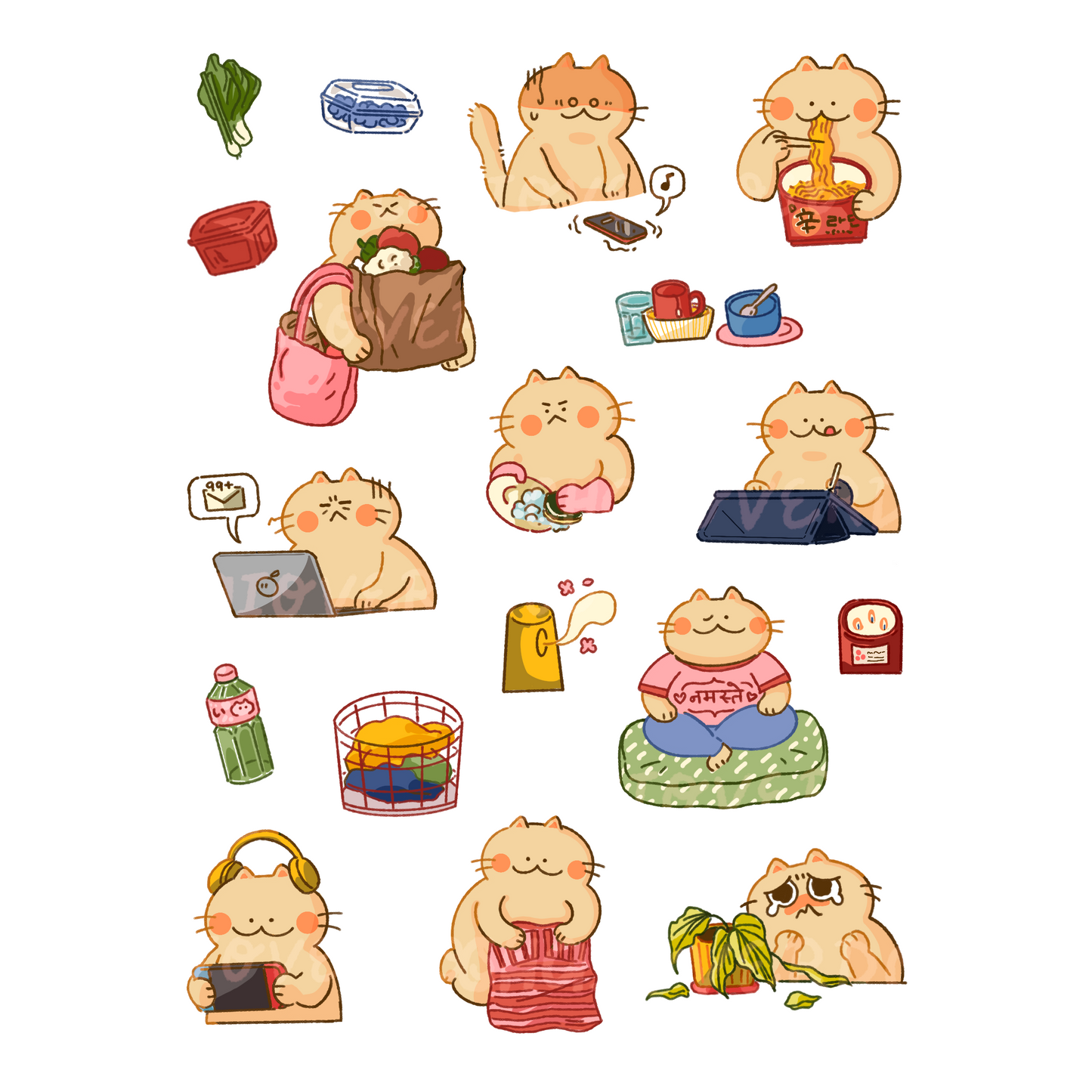 Small Things Sticker Sheet Bundle (#001 - #006)