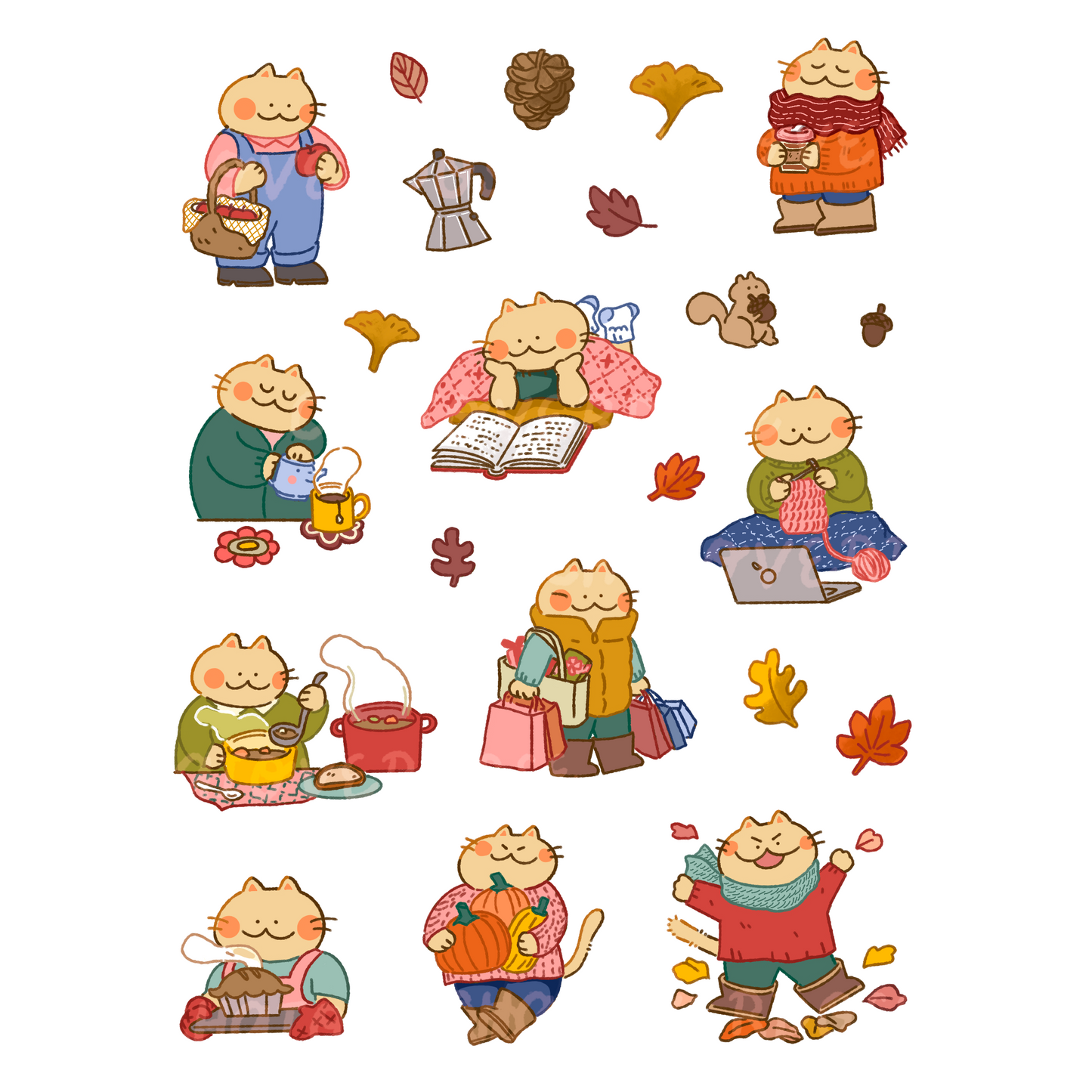 Small Things Sticker Sheet Bundle (#001 - #006)