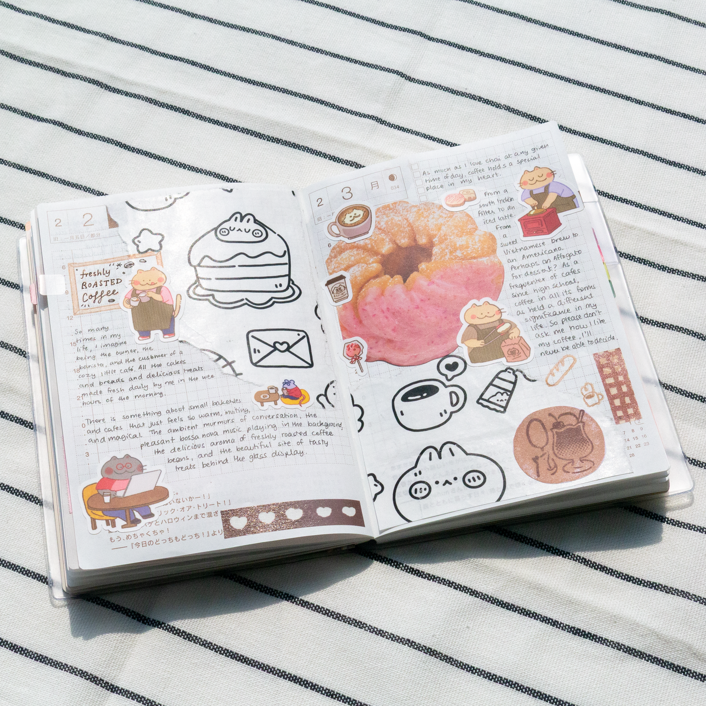 Cat's Coffee Sticker Sheet
