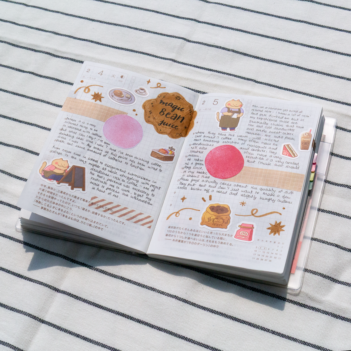 Cat's Coffee Sticker Sheet