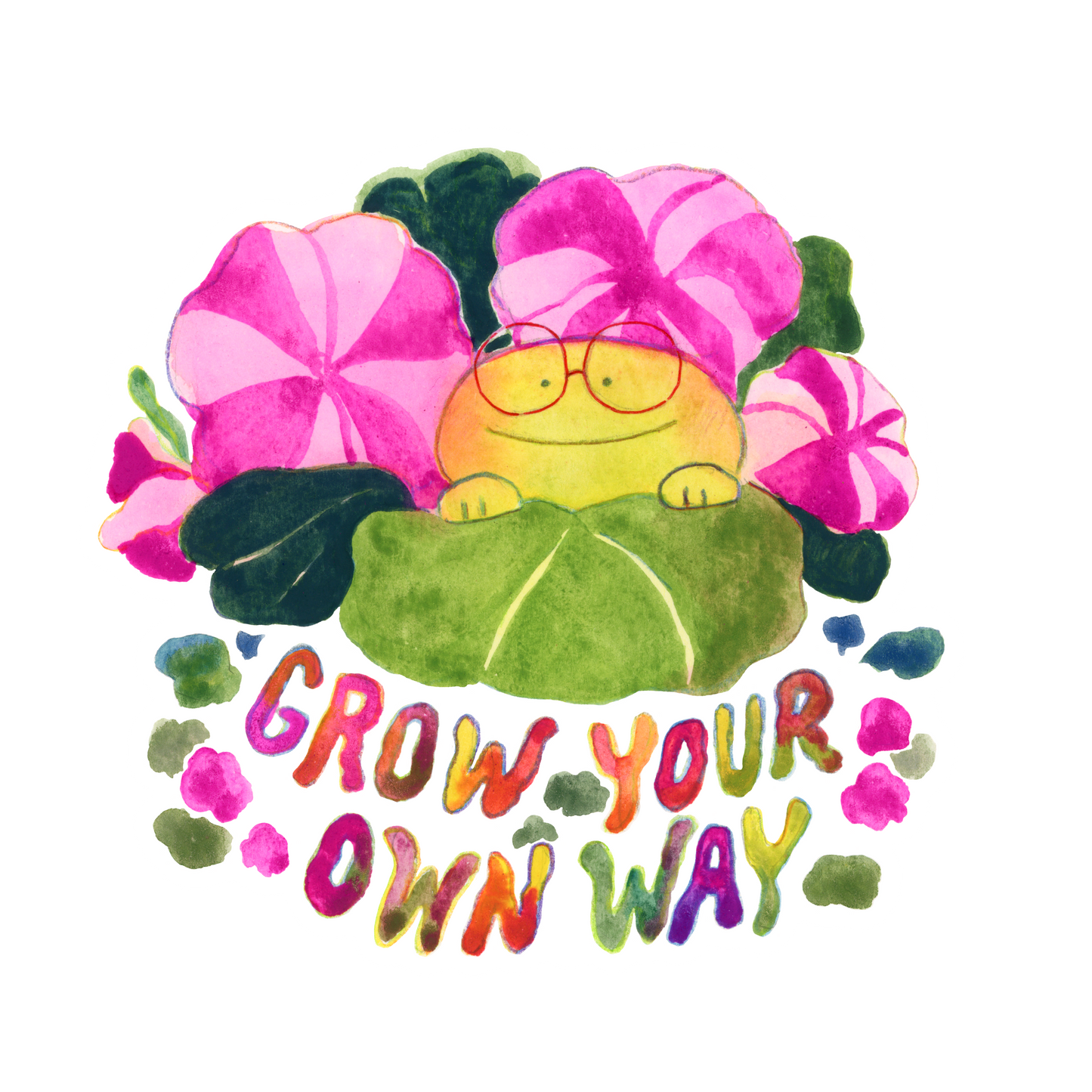 Grow Your Own Way Sticker