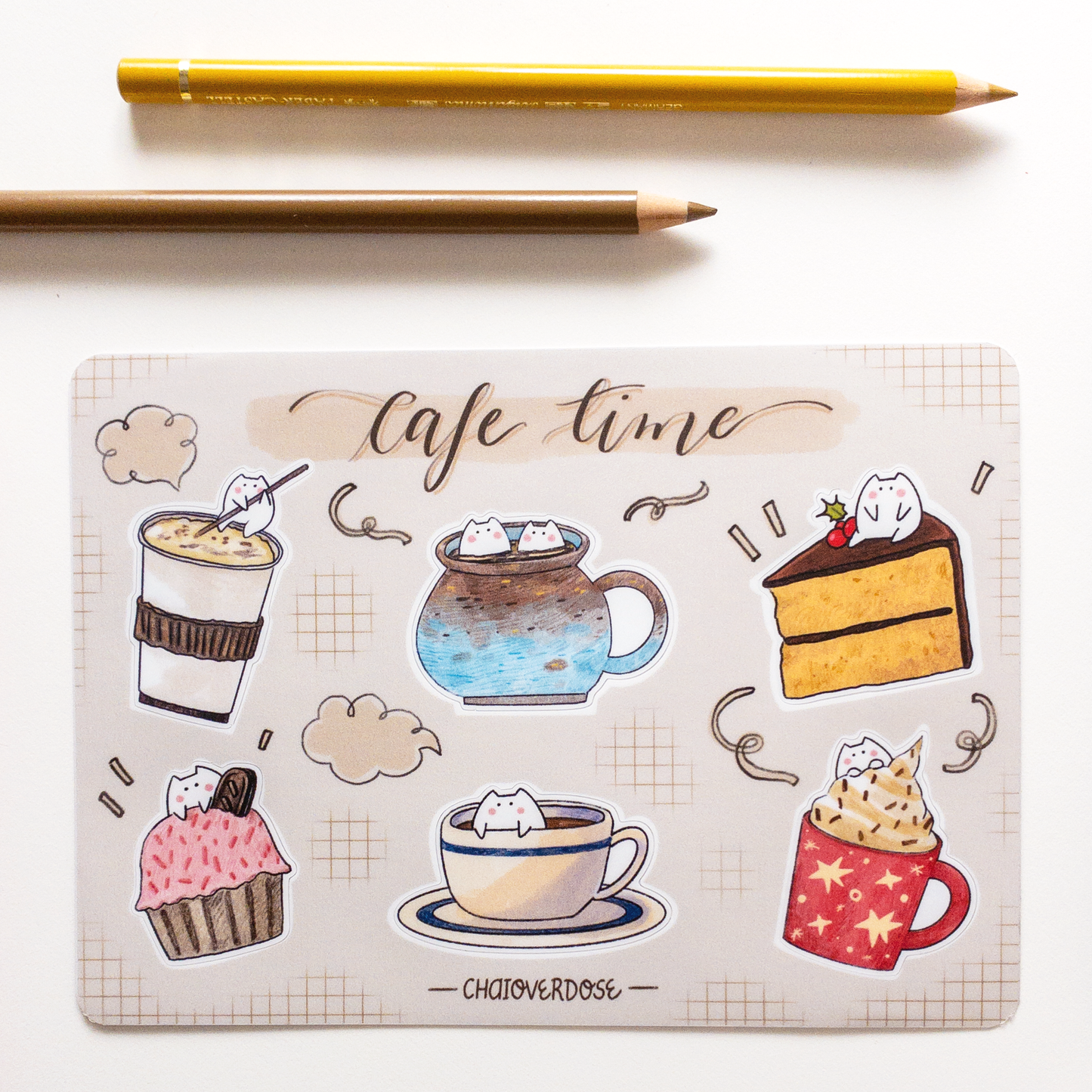 Cafe Time Sticker Sheet