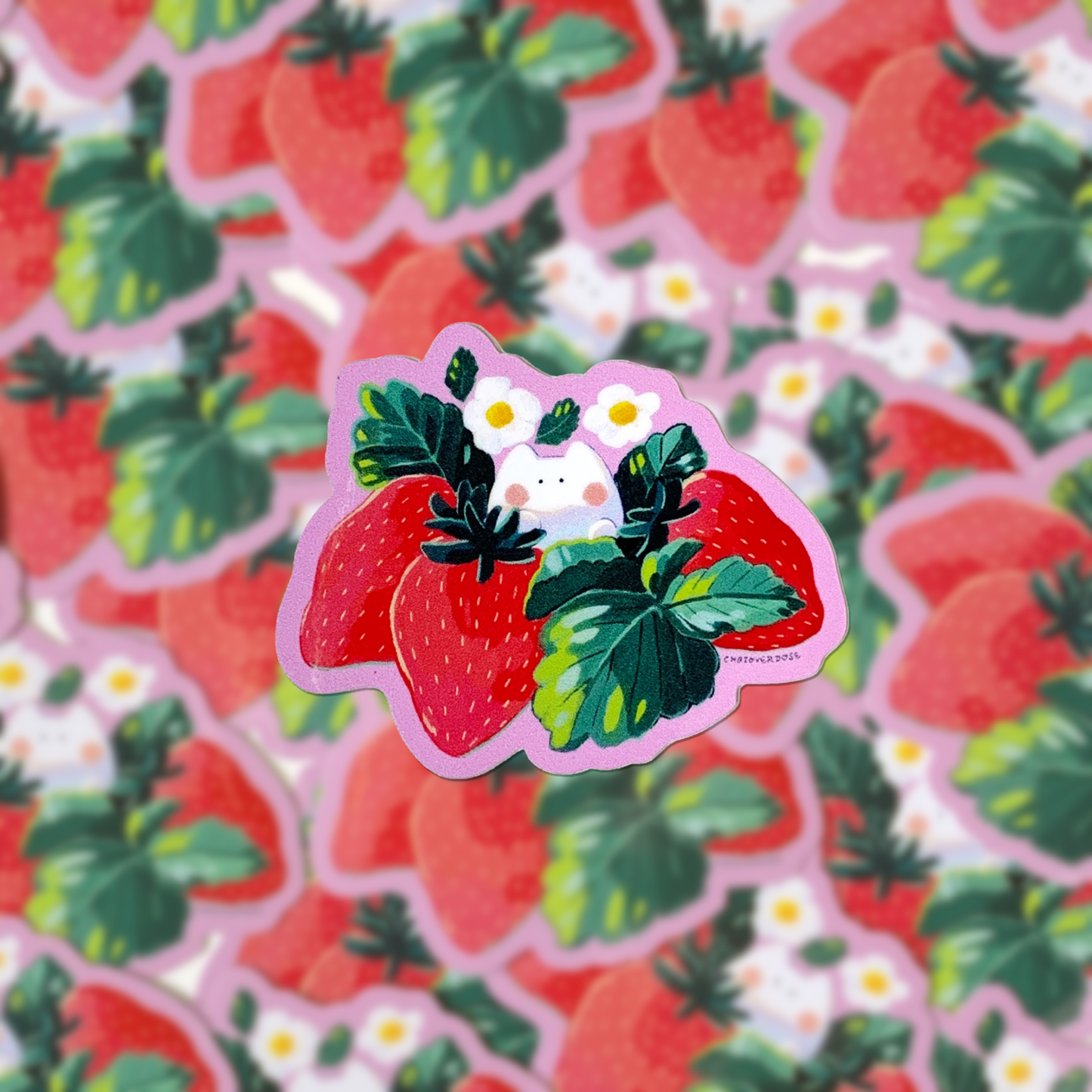 Strawberry Summer Sticker