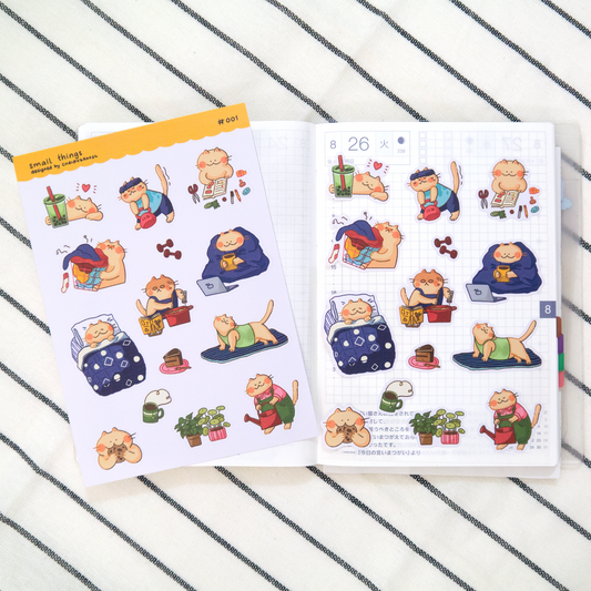 Daily Tasks- Small Things Planner Sticker Sheet #001