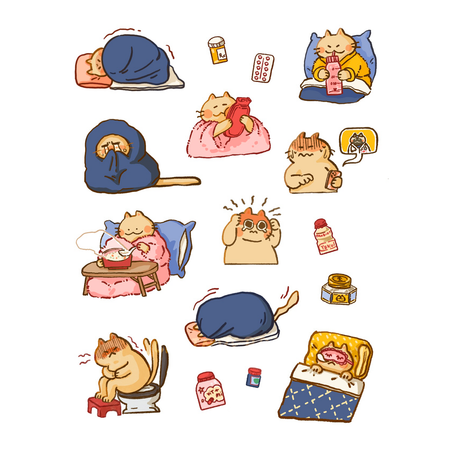 Small Things Sticker Sheet Bundle (#001 - #006)