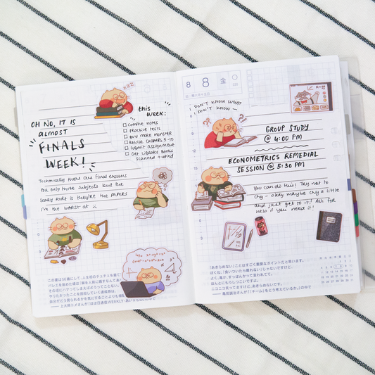 Study Time Sticker Sheet