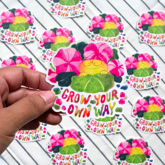 Grow Your Own Way Sticker