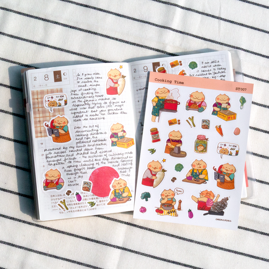 Cooking Time Sticker Sheet