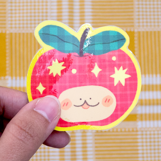 Apple Cat Sticker