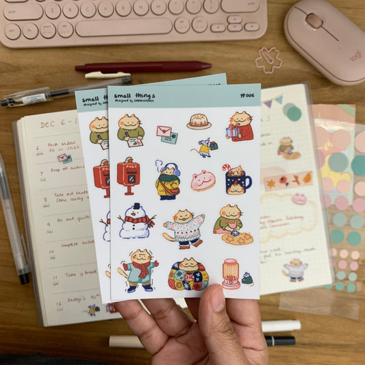 Winter Time - Small Things Planner Sticker Sheet #006