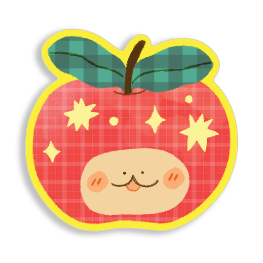 Apple Cat Sticker