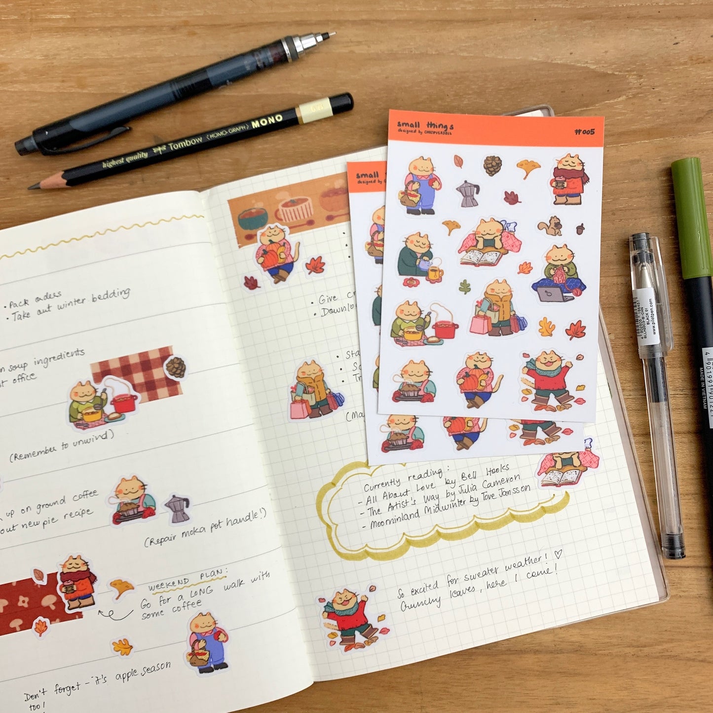 Cozy Days - Small Things Planner Sticker Sheet #005