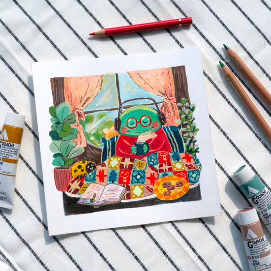 Cozy Vibes Original Artwork