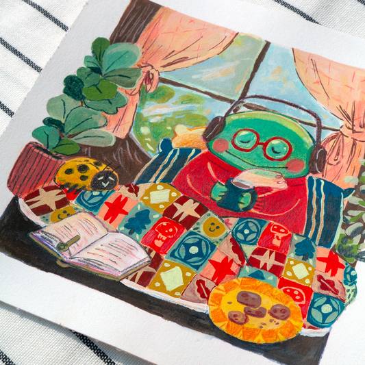 Cozy Vibes Original Artwork