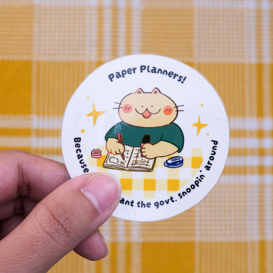 Paper Planner Lover Sticker