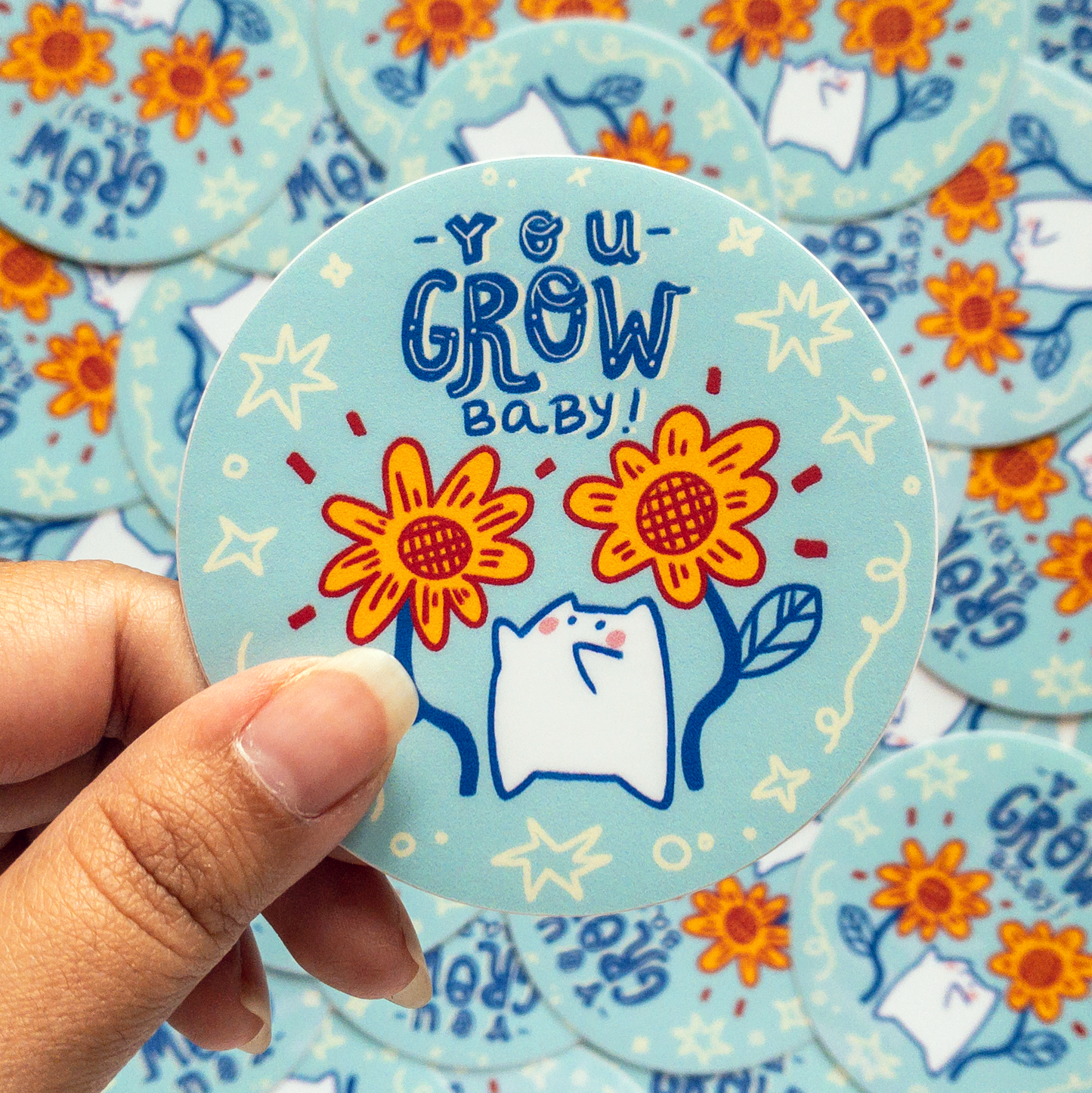 You Grow Baby Sticker