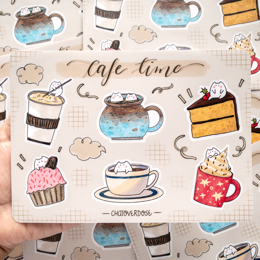 Cafe Time Sticker Sheet