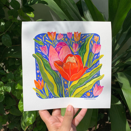 Tulip Love Art Print
