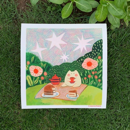 Picnic Under the Stars Art Print