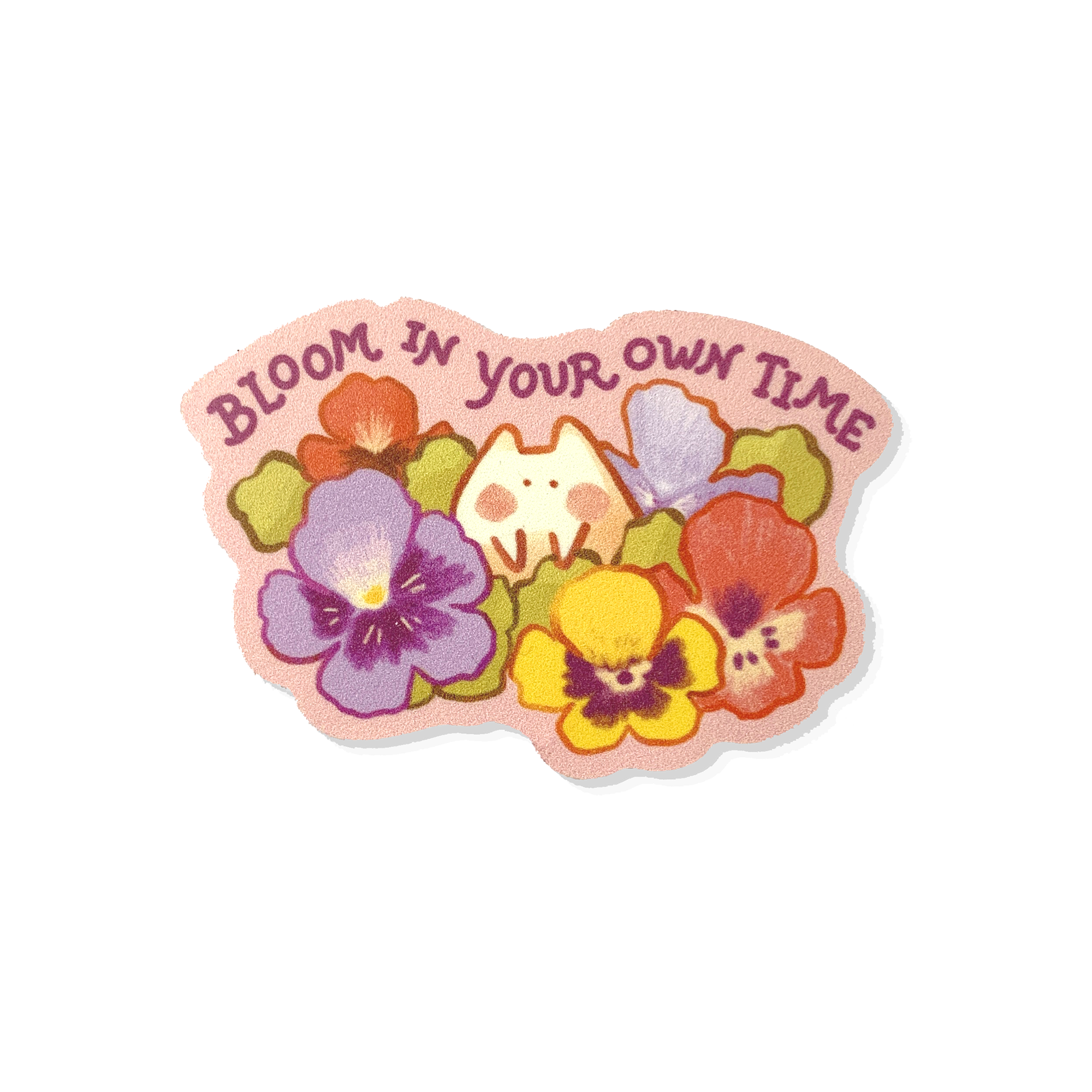 Bloom In Your Own Time Sticker – Chaioverdose