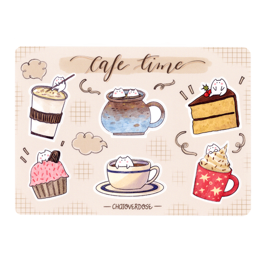 Cafe Time Sticker Sheet